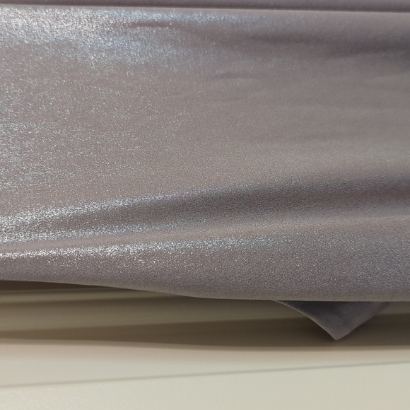 Glitter Silver Cocktail or Wedding Guest Midi Dress - Picture 4 of 4